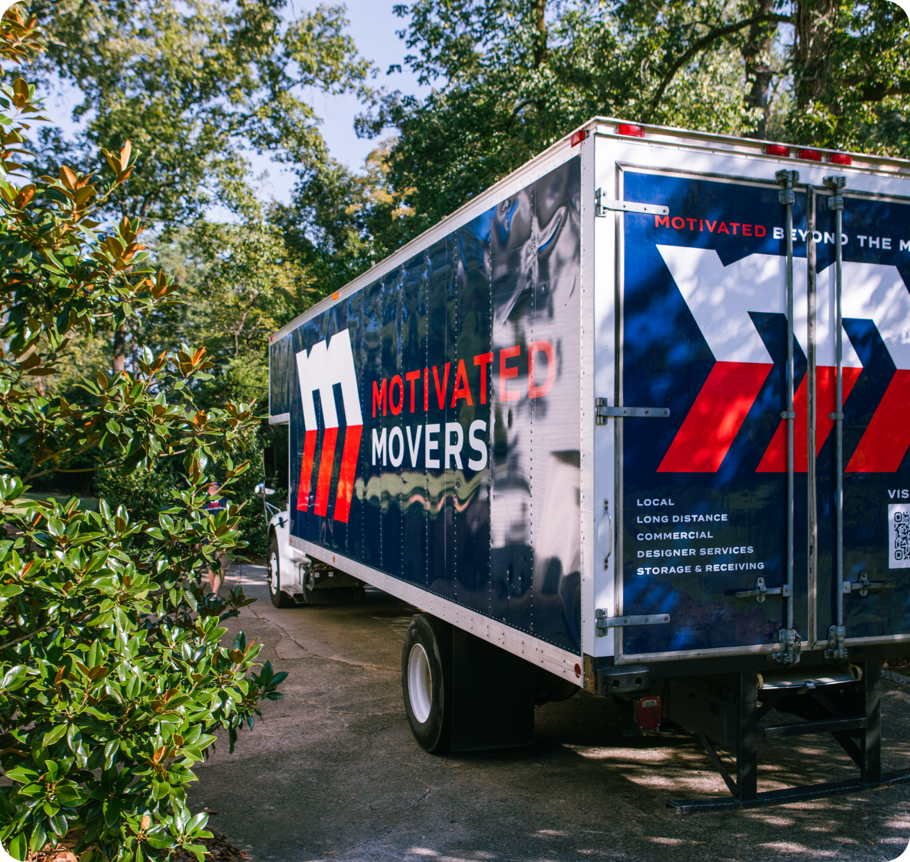 Motivated Movers truck.